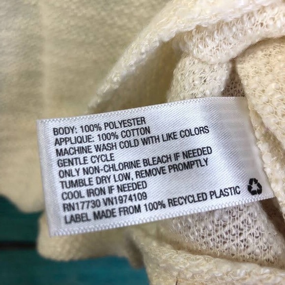 Knox Rose Cream Sweater Crochet Lace V Back - Picture 5 of 5